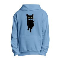 Moustache Cat Urban Pullover Hoodie | Artistshot