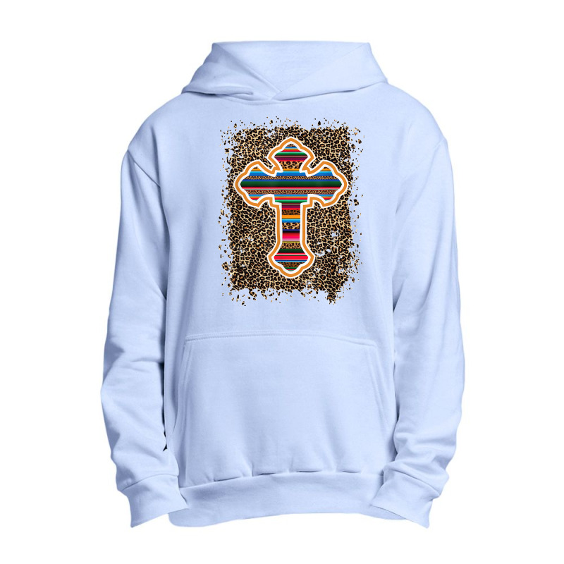 Serape Cross Aztec Geometric Mexican Tribe Blanket Pattern T Shirt Urban Pullover Hoodie | Artistshot