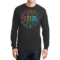 Stem Science Technology Engineering Math Teacher Gift T Shirt Long Sleeve Shirts | Artistshot