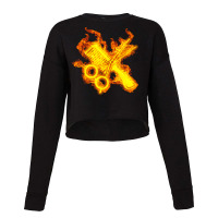 Hairdresser T  Shirt Fire Hairdresser Scissors And Comb T  Shirt Cropped Sweater | Artistshot