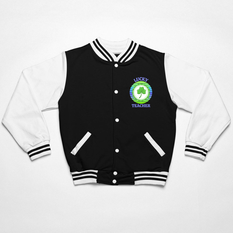 One Lucky Teacher T  Shirtone Lucky Teacher T  Shirt Bomber Jacket | Artistshot