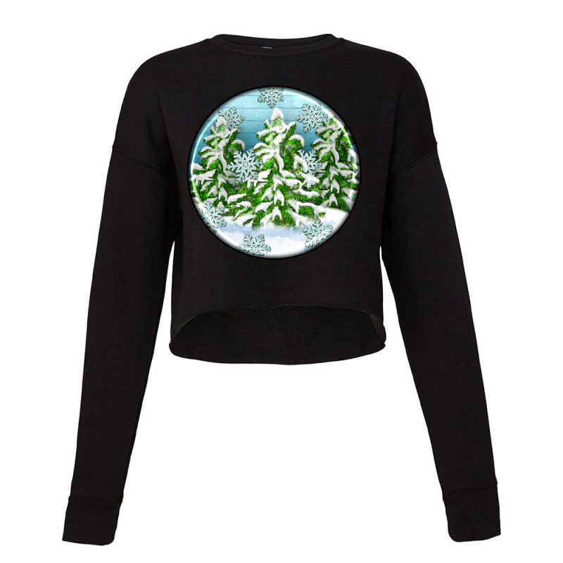 Winter Cropped Sweater by Christmas Ornament Shop | Artistshot