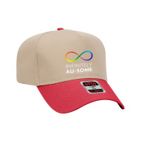 Red Instead Autism   Infinitely Au Some Infinity Adjustable Baseball Cap | Artistshot