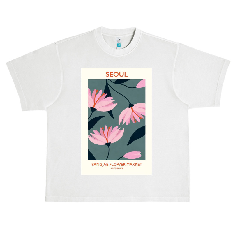 Seoul Flower Market Urban Heavy T-shirt by Kelly S | Artistshot