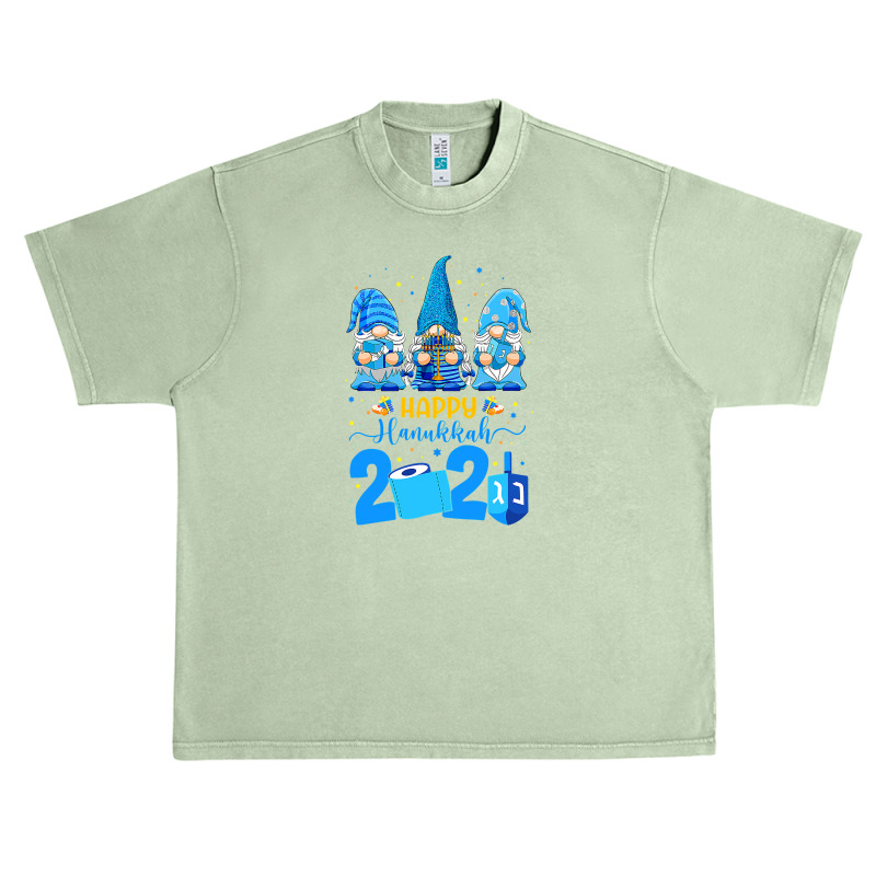 Happy Hanukkah Gnomes Menorah Hanukkah Jewish Holiday 2021 T Shirt Urban Heavy T-shirt | Artistshot