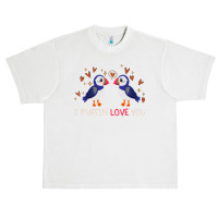 Gift T  Shirt I Puffin Love You Relationship Hearts Seabirds T  Shirt Urban Heavy T-shirt | Artistshot