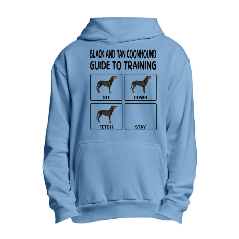 Black And Tan Coonhound Guide To Training Dog Obedience T Shirt Urban Pullover Hoodie by puawhla | Artistshot