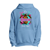 Pink Or Blue Sister Loves You Leopard Pumpkin Fall Season T Shirt Urban Pullover Hoodie | Artistshot