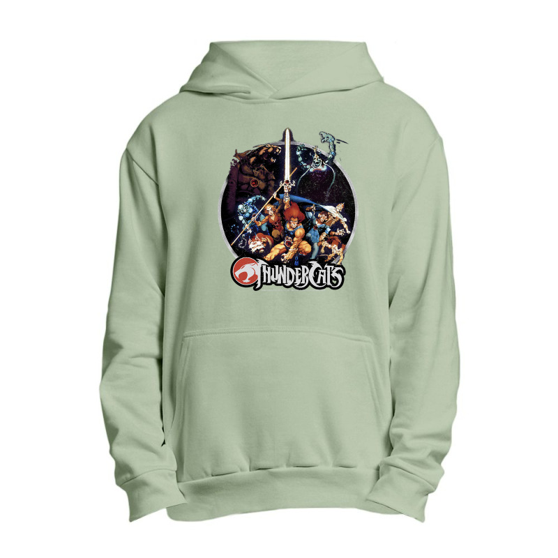 Thundercats Group Shot Vintage Circle T Shirt Urban Pullover Hoodie by Binhthai9809 | Artistshot