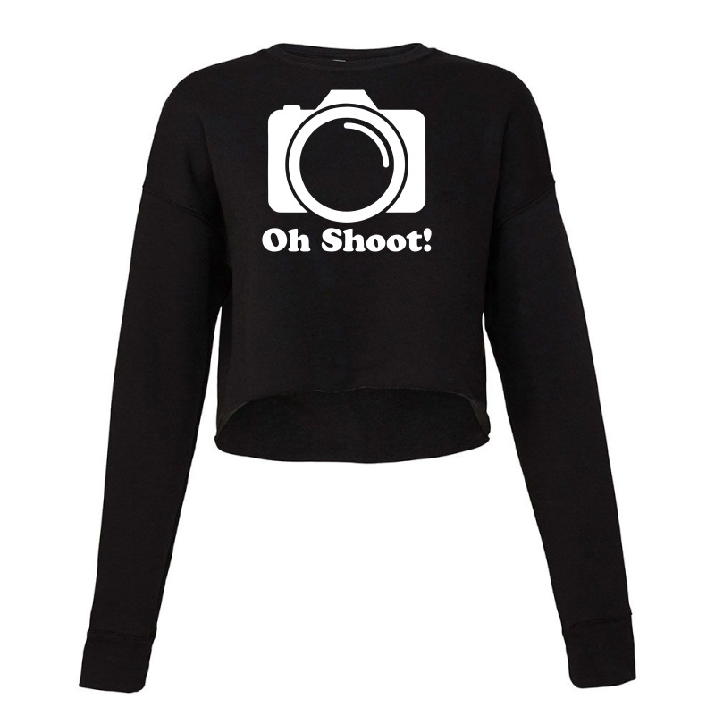 Oh Shoot Camera Cropped Sweater by rusmashirt | Artistshot