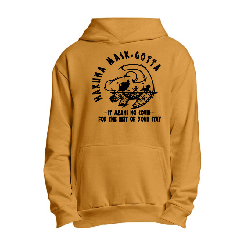 Hakuna Mask Gotta Urban Pullover Hoodie by qimanariski | Artistshot