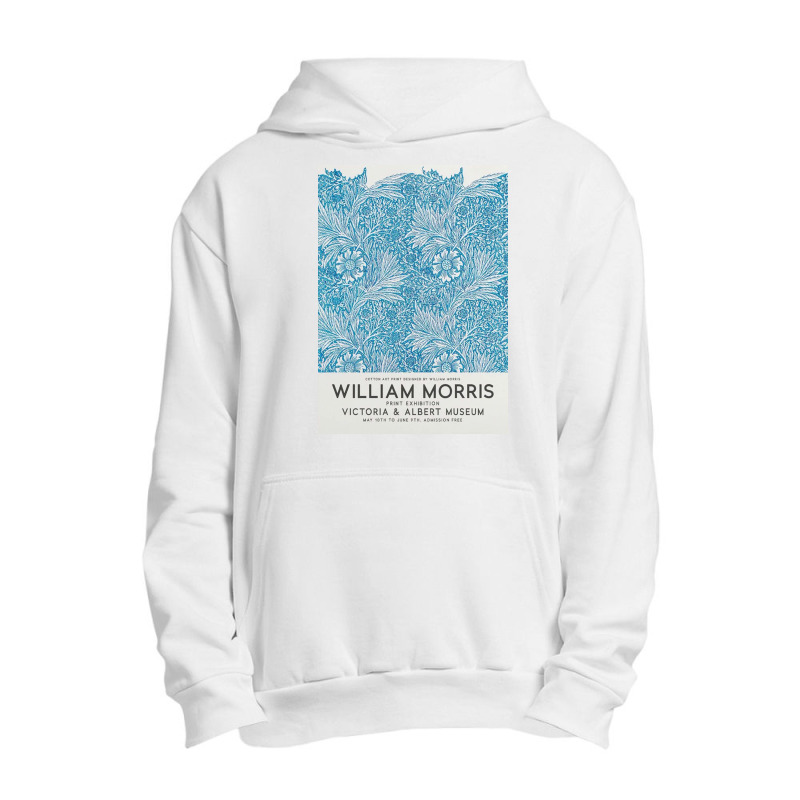 Mid William Morris Marigold 1875 Vintage Poster Reproduction Urban Pullover Hoodie by David J | Artistshot