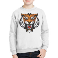 Angry Tiger Youth Sweatshirt | Artistshot