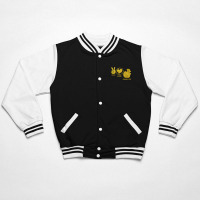 Cute Peace Love Guinea Pigs Bomber Jacket | Artistshot