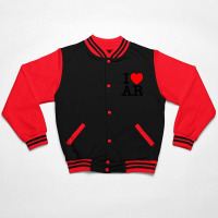 I Heart Ar (argentina) Bomber Jacket | Artistshot