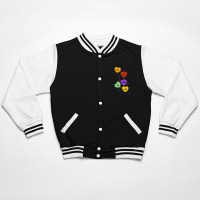 Day T  Shirt Art You Need Love Colorful Hearts Valentines Day T  Shirt Bomber Jacket | Artistshot