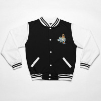 Shar Pei Riding Dinosaur Halloween Dog Bomber Jacket | Artistshot