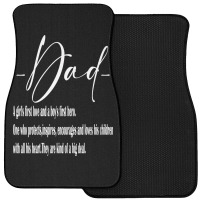 Dad,fathers Day White Front Car Mat | Artistshot