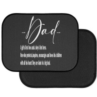 Dad,fathers Day White Rear Car Mat | Artistshot