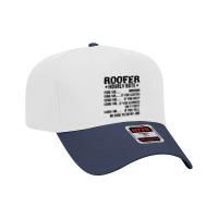 Mens Roofer Hourly Rate Roofing Ninja Roof Whisperer Job Adjustable Baseball Cap | Artistshot