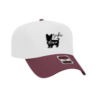 Yorkie Mama Profile Yorkshire Terrier Fun Dog Mom Gift T Shirt Adjustable Baseball Cap | Artistshot