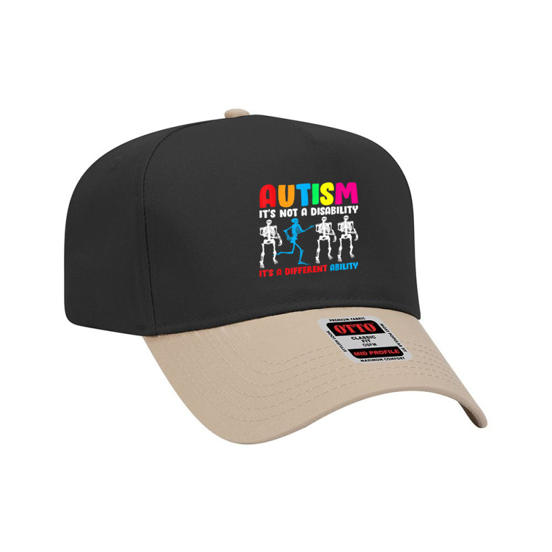 Autism Is Not A Disability It's A Different Ability Adjustable Baseball Cap by PhoebeHaggett | Artistshot