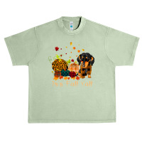 Dachshund Doxie Its Fall Yall Dachshund Pumpkin Dog Thanksgiving Costu Urban Heavy T-shirt | Artistshot