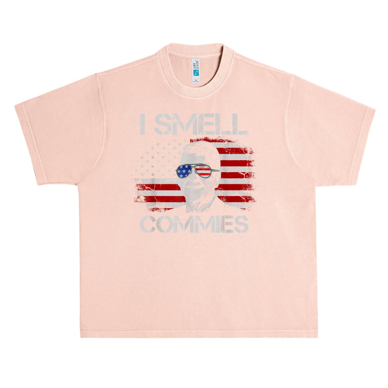 Vintage American Flag Funny Political I Smell Commies T Shirt Urban Heavy T-shirt | Artistshot