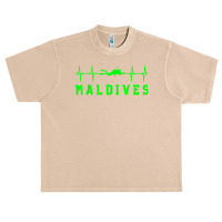 Maldives Scuba Diving Maldives Souvenir Heartbeat Diving T Shirt Urban Heavy T-shirt | Artistshot