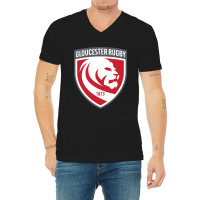 Gloucester Rugby V-neck Tee | Artistshot