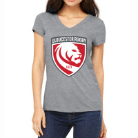 Gloucester Rugby Women's V-neck T-shirt | Artistshot