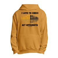 I Love To Check My Opponents Chess Set Pieces Geek Humor Premium T Shi Urban Pullover Hoodie | Artistshot