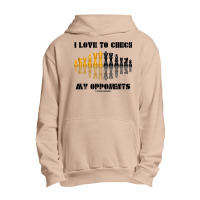 I Love To Check My Opponents Chess Set Pieces Geek Humor Premium T Shi Urban Pullover Hoodie | Artistshot