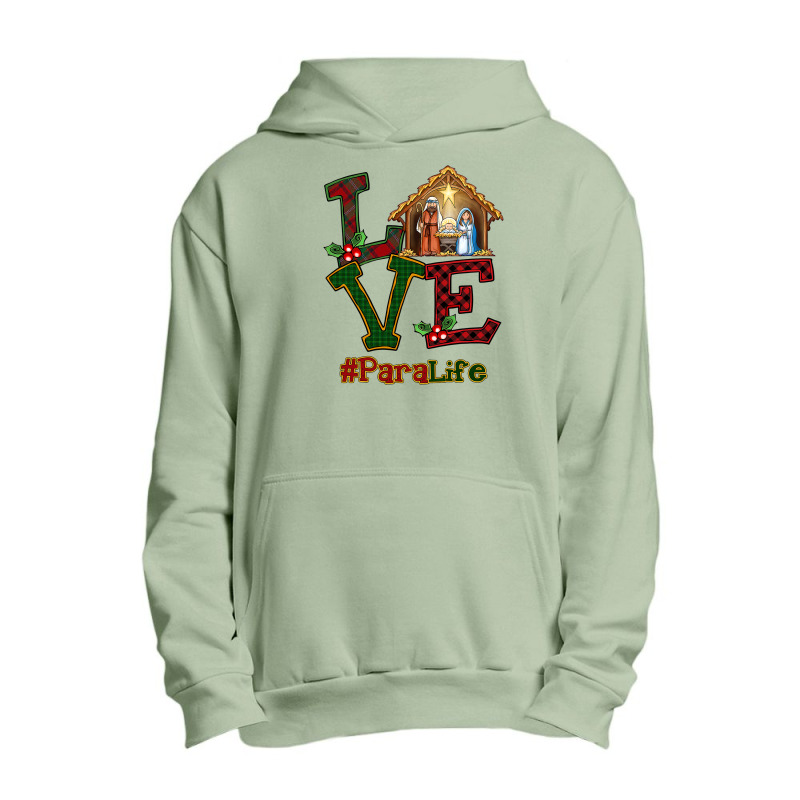 Paraprofessional Love Jesus Christmas Xmas Christian Noel T Shirt Urban Pullover Hoodie by Michael_Wineinger | Artistshot