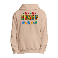 Daddy Brick Builder Funny Blocks Master Builder Dad Urban Pullover Hoodie | Artistshot