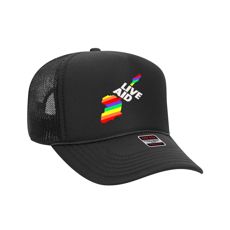 Live Aid Foam Trucker Hat by asugiarto | Artistshot