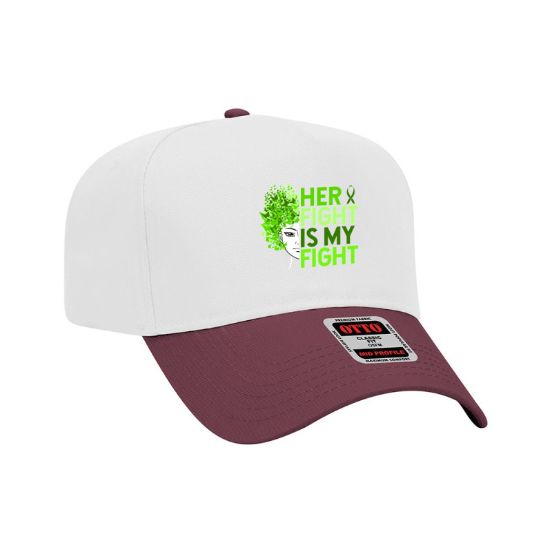 Her Fight Is My Fight Lyme Borreliosis Disease Ticks Gift Sweatshirt Adjustable Baseball Cap by CharlesLCross | Artistshot