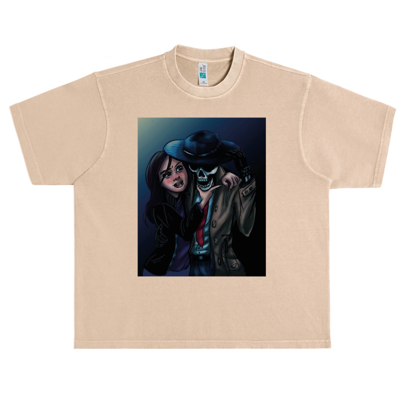 My Favorite People Skulduggery Painting Urban Heavy T-shirt by ArtistConner | Artistshot