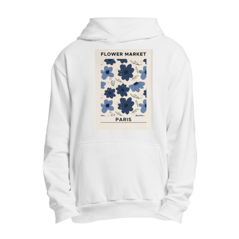 Flower Market Paris Urban Pullover Hoodie by David J | Artistshot