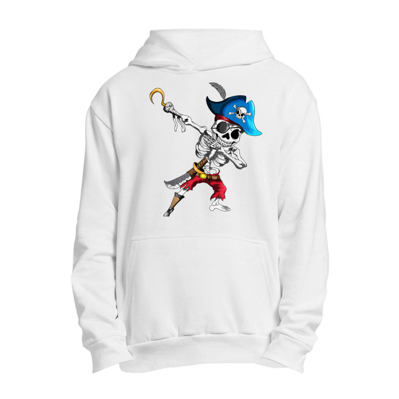 Dabbing Pirates Skeleton Eye Flap Pirate Ship Halloween Urban Pullover Hoodie | Artistshot