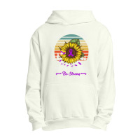 Alzheimers Awareness T  Shirt In A World Where Anything Be Strong Sunf Urban Pullover Hoodie | Artistshot