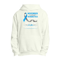 Diabetes Diabetic Diabetes Awareness November Is National Diabetes Awr Urban Pullover Hoodie | Artistshot