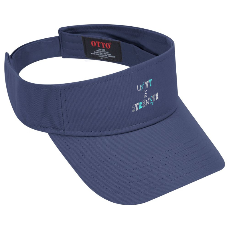 Unity Is Strength Merch Visor Hat | Artistshot