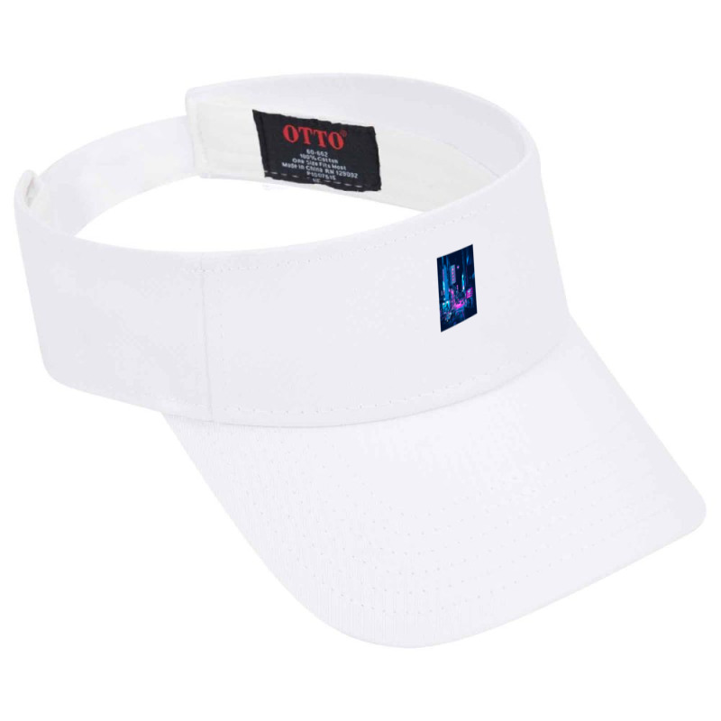 Hongkong Neon Synthwave Visor hat by Jeff_Nugroho | Artistshot