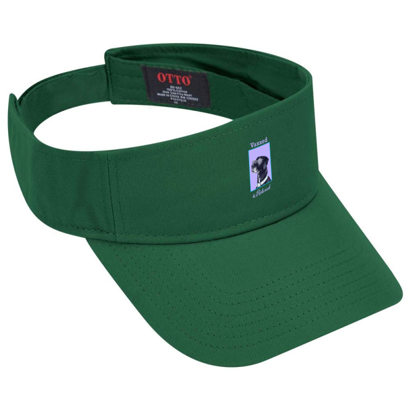 Vaxxed & Relaxed Dog   Vaccinated Visor hat by obatpari | Artistshot