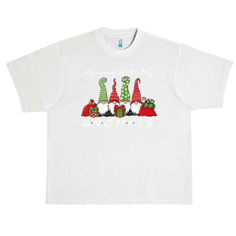 Hanging With My Gnomies Funny Gnome Friend Christmas T Shirt Copy Urban Heavy T-shirt | Artistshot