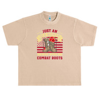 Just An Old Woman Who Wore Combat Boots Veteran Costume T Shirt Urban Heavy T-shirt | Artistshot