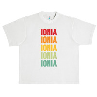 Ionia County, Michigan, Rainbow Text Design T Shirt Urban Heavy T-shirt | Artistshot