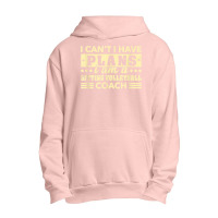 I Can't I Have Plans Sitting Volleyball Coach Funny T Shirt Urban Pullover Hoodie | Artistshot