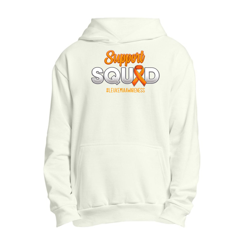 Support Squad Leukemia Awareness Warrior Fight For Men Women T Shirt Urban Pullover Hoodie | Artistshot